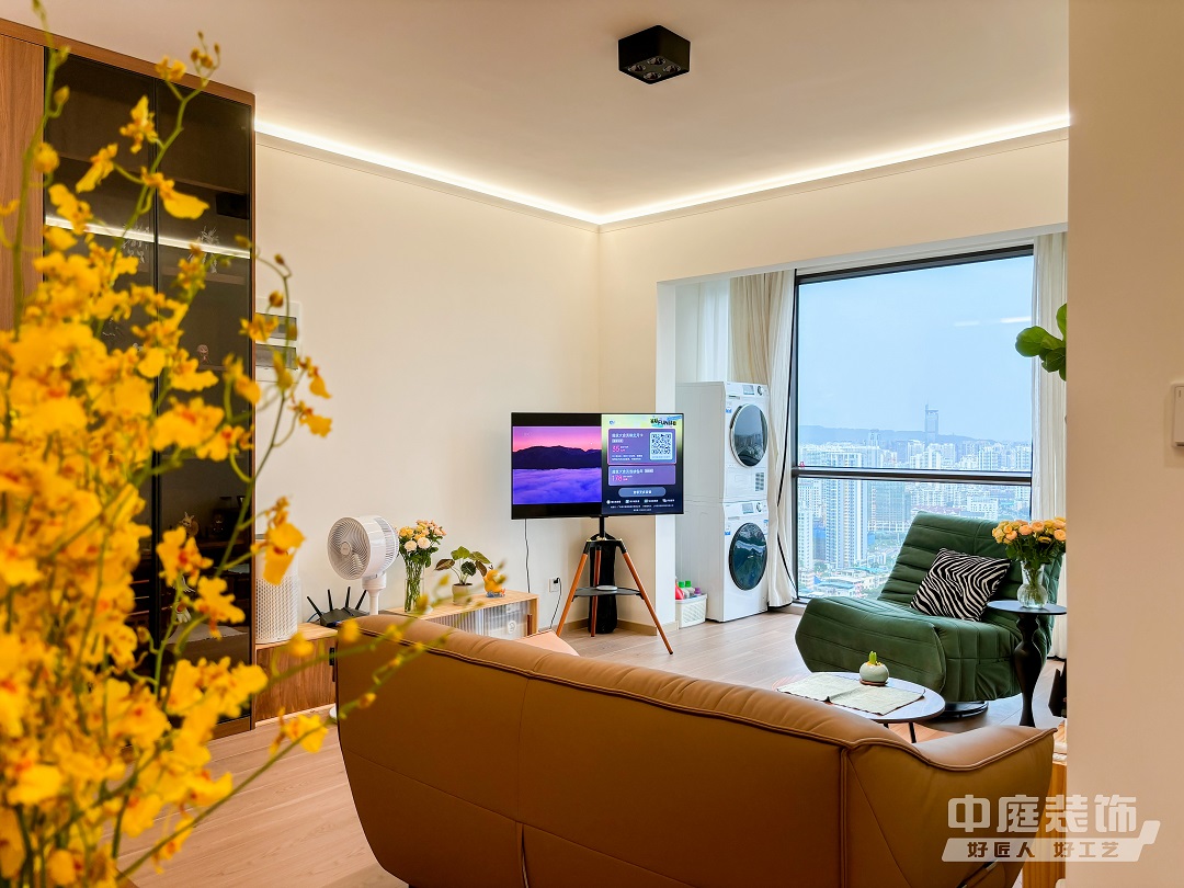 南寧新房裝修-現(xiàn)代原木風(fēng)-客廳 南寧新房裝修-現(xiàn)代原木風(fēng)-客廳