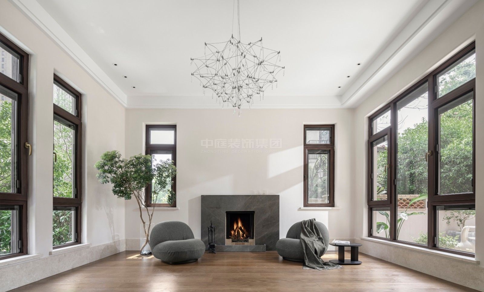 霖峰一號(hào)120㎡極簡風(fēng)格案例